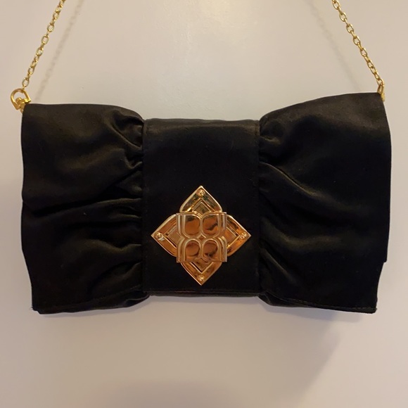 BCBG Max Azria satin clutch - Picture 2 of 4